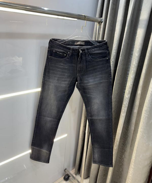 Dolc e & Gabban a Carbon Grey Pocket Embroidery Imported Denim