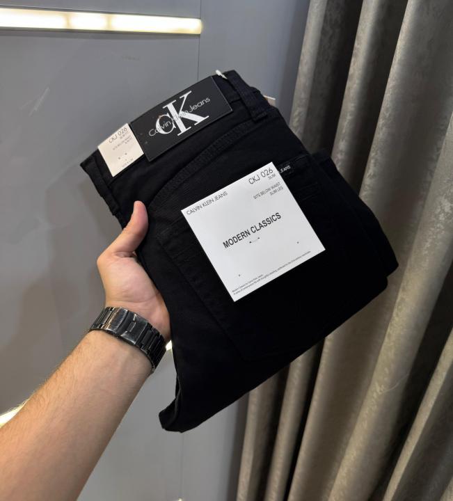 Calvin Klei n Jet Black Imported Hyperflex Denim