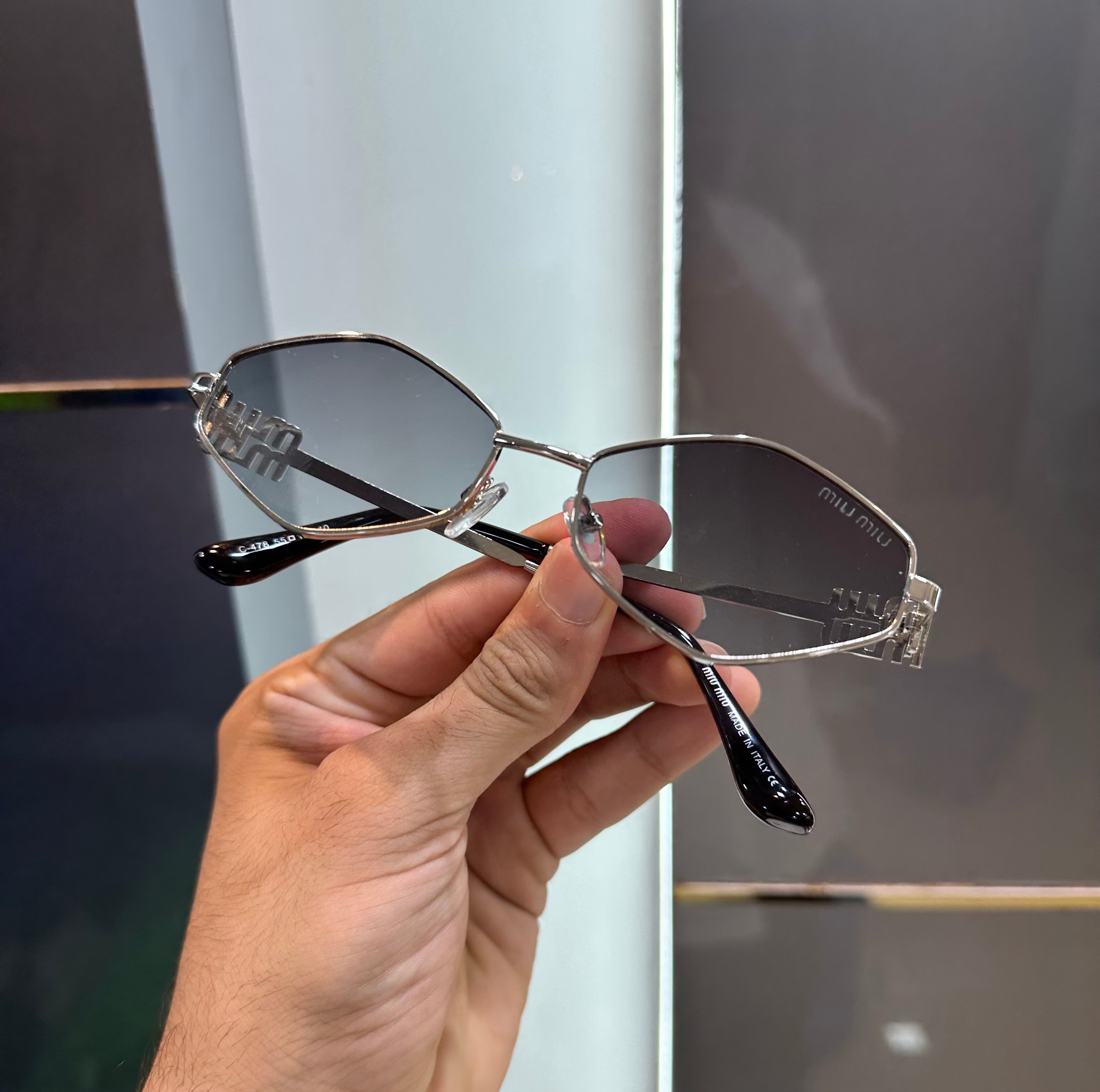 Mi u Mi u Grey Ultimate Luxury Shade With Original Packaging