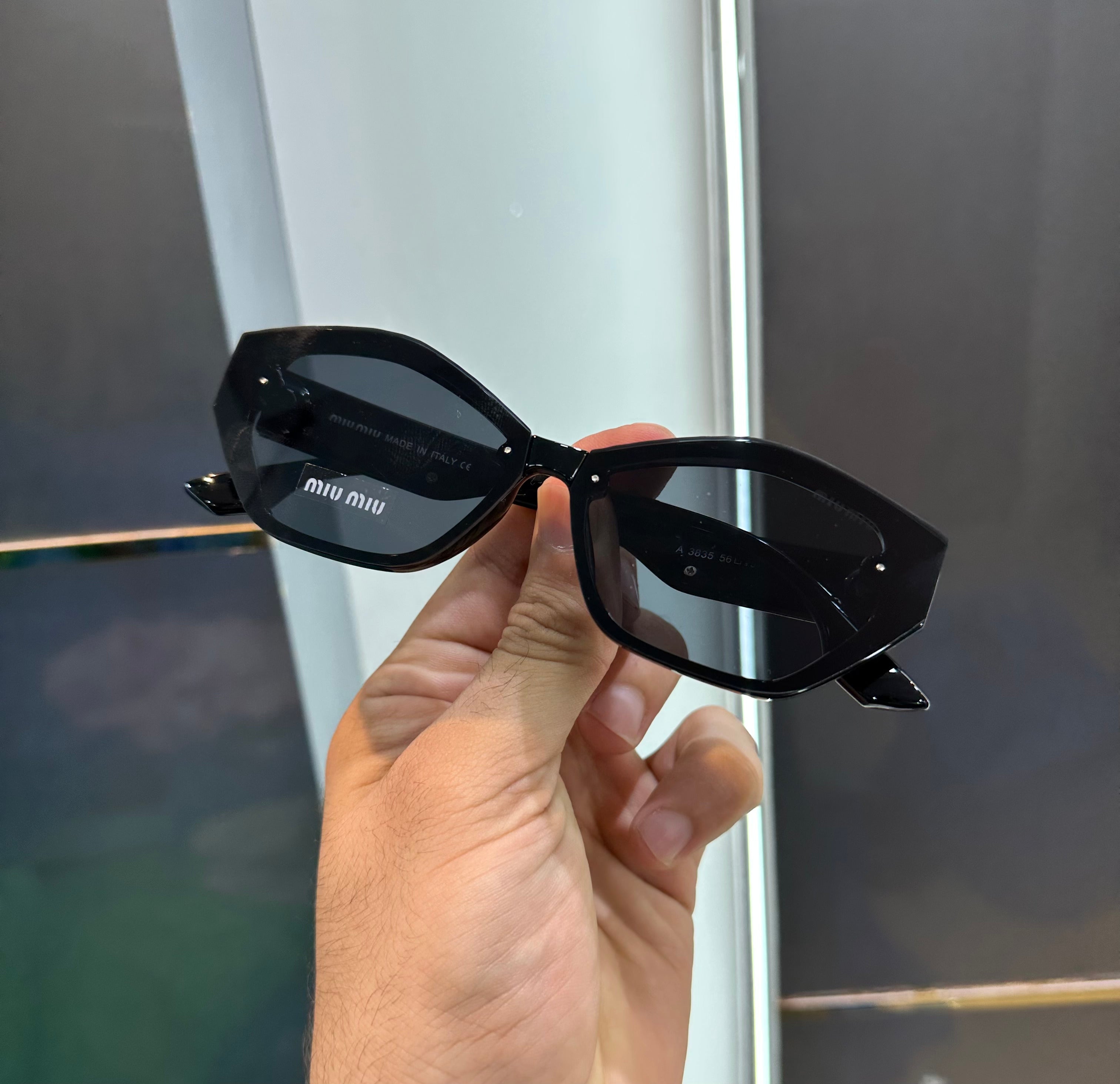 Mi u Mi u Black Gold 3835 Ultimate Luxury Shade With Original Packaging