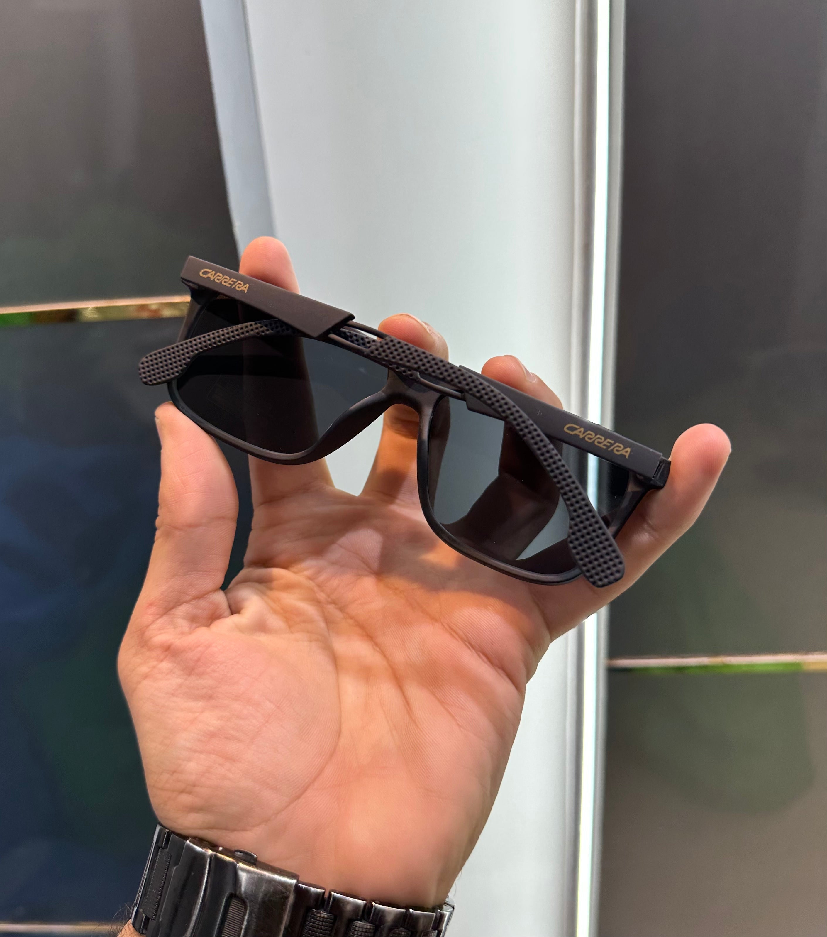 Carrer a Matt Black 8656 Polarized Ultimate Luxury Shade With Original Packaging