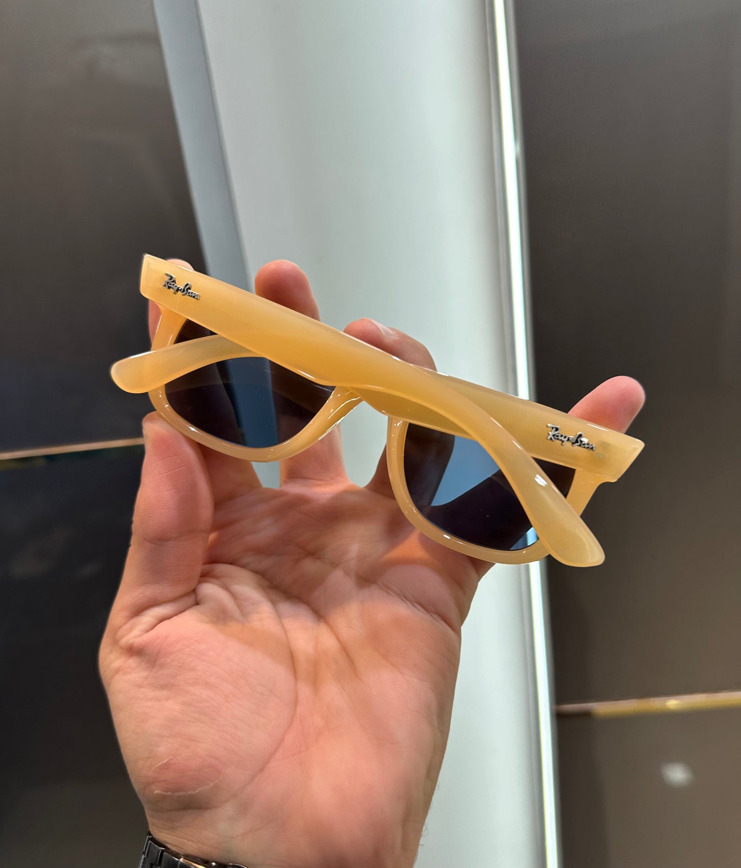 Rayba n 0502 Cream Blue Reverse Ultimate Luxury Shade With Original Packaging