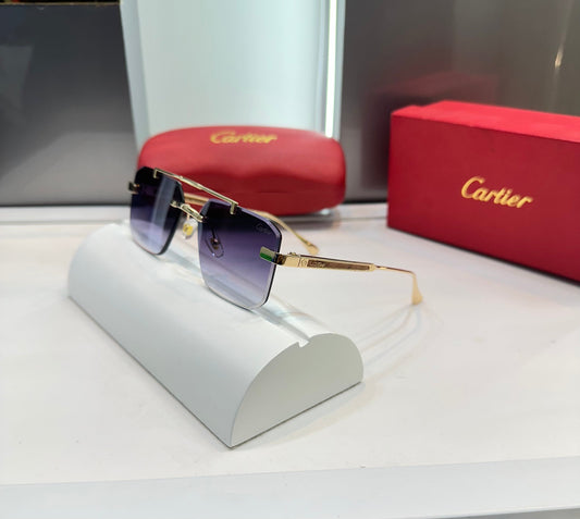 Cartie r 3148 Gold Purple Ultimate Luxury Shade With Original Packaging