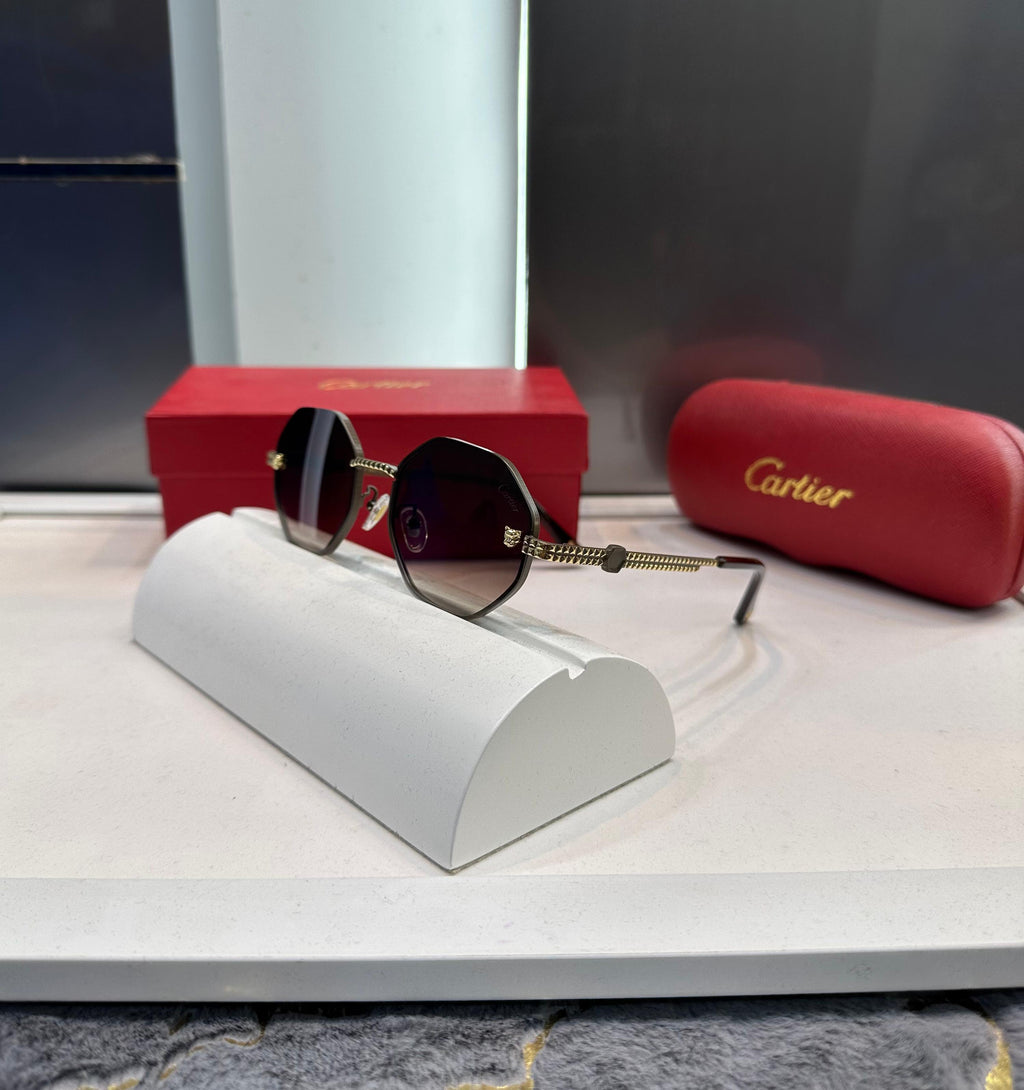 Cartie r Brown 3553 Ultimate Luxury Shade With Original Packaging