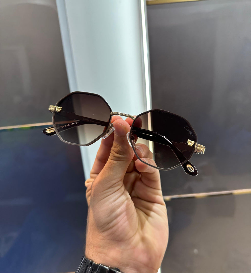 Cartie r Brown 3553 Ultimate Luxury Shade With Original Packaging