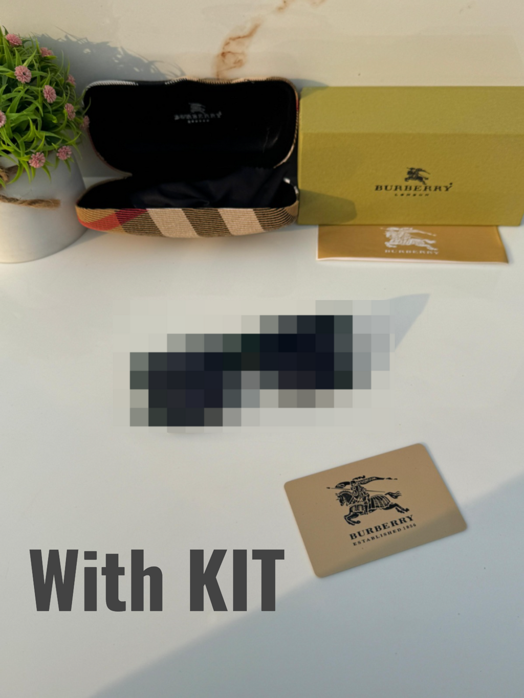 Burberr y Black 3067 Ultimate Luxury Shade With Original Packaging