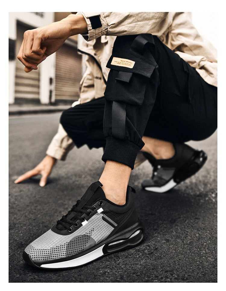 CUBICS Max Air Trainers - Black Grey