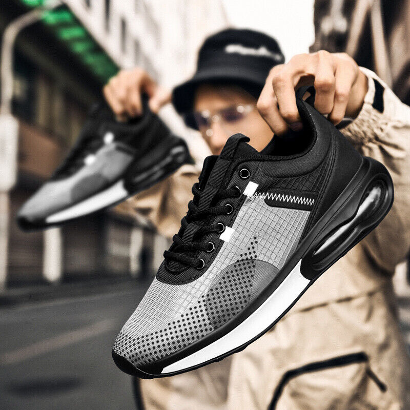 CUBICS Max Air Trainers - Black Grey