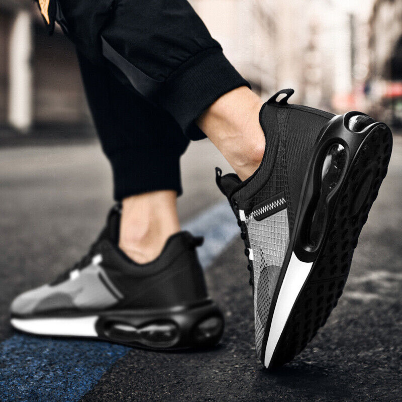 CUBICS Max Air Trainers - Black Grey