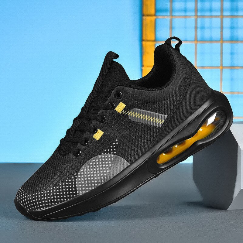 CUBICS Max Air Trainers - Black Gold