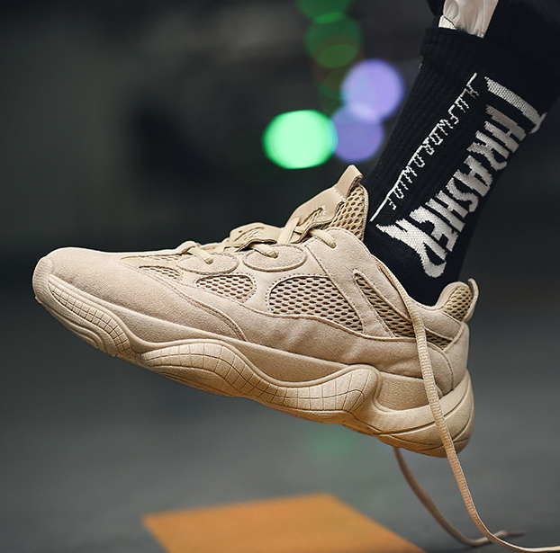 CUBICS Yezy 500 Trainers - Brown