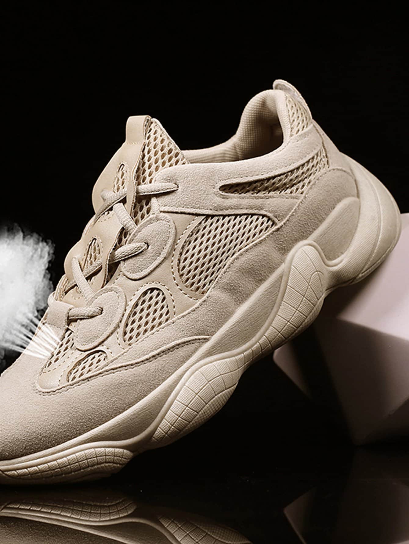 CUBICS Yezy 500 Trainers - Brown