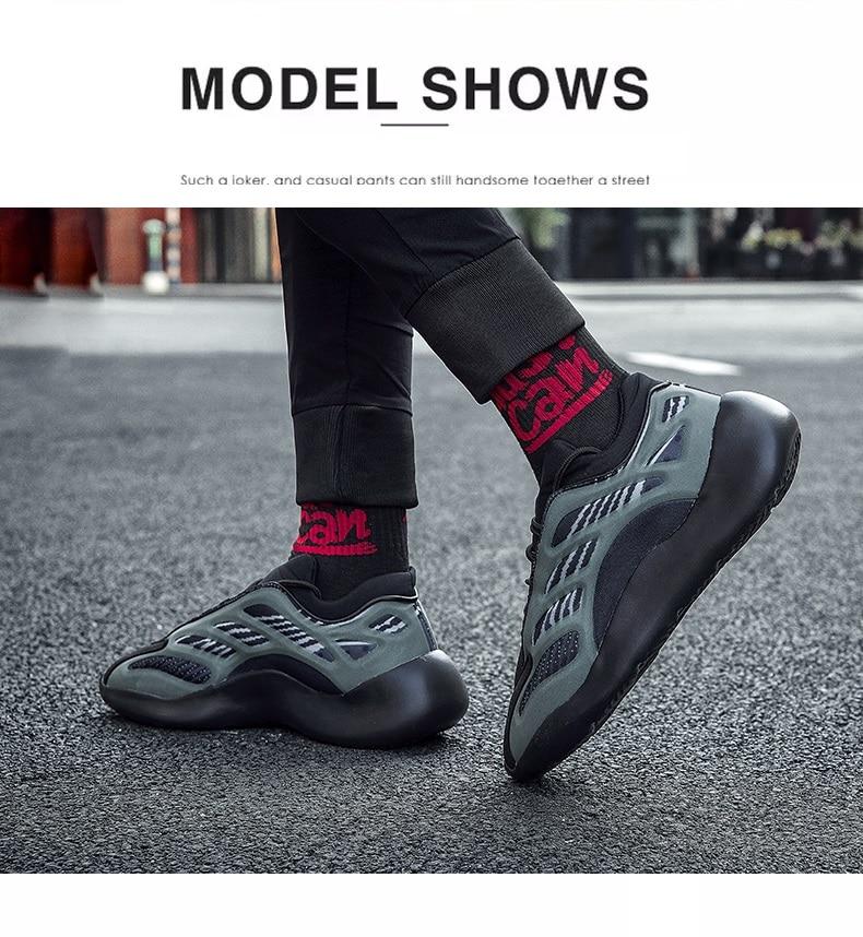 CUBICS V3 YEZY 700 Glow - Black Grey